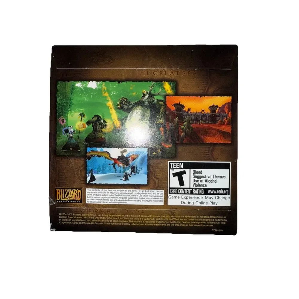 World of Warcraft Game With 2 Expansions Sets Lich King And Burning Crusades